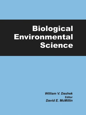 cover image of Biological Environmental Science